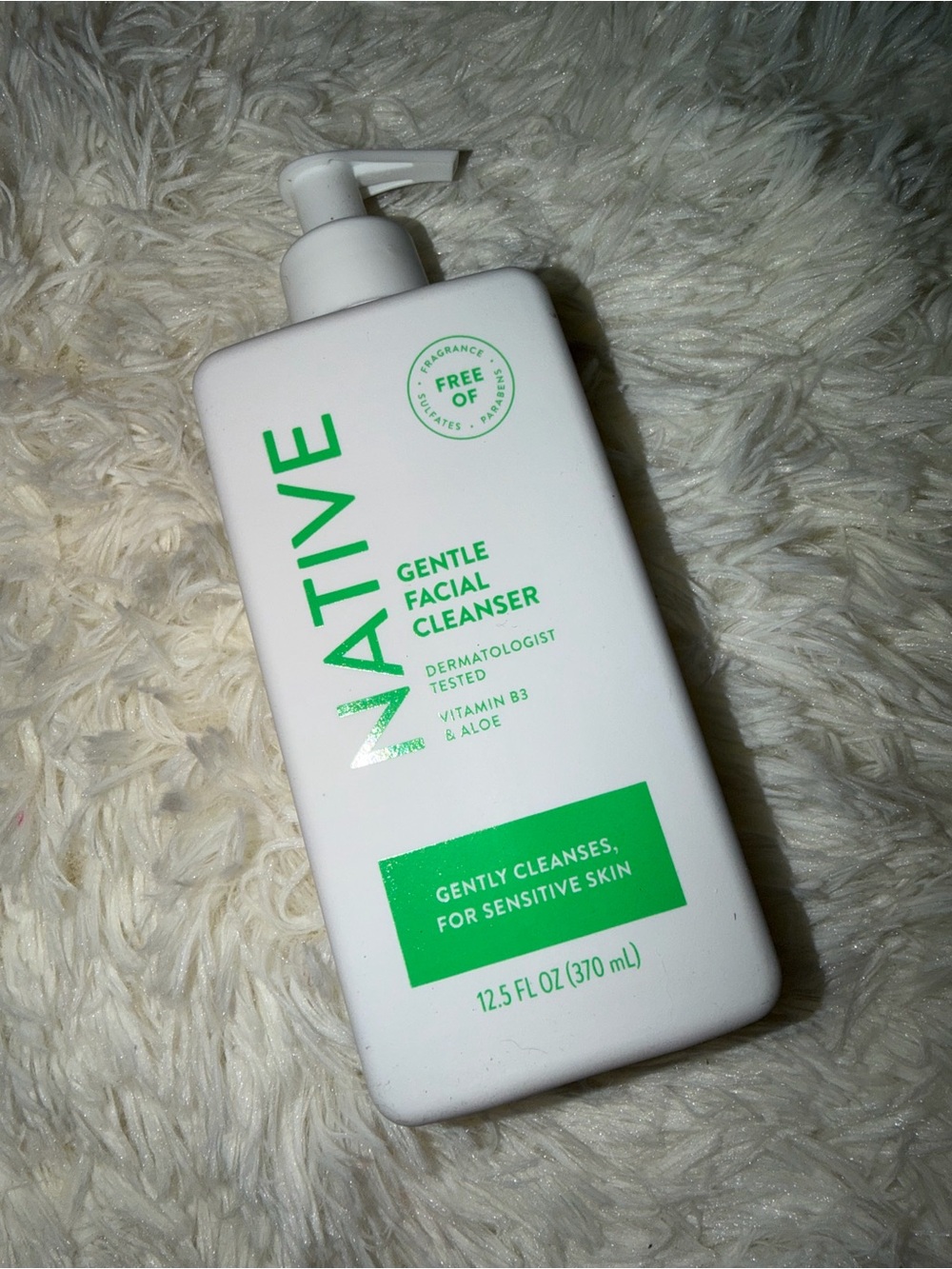 NEW Native Gentle Facial Cleanser 12.5oz